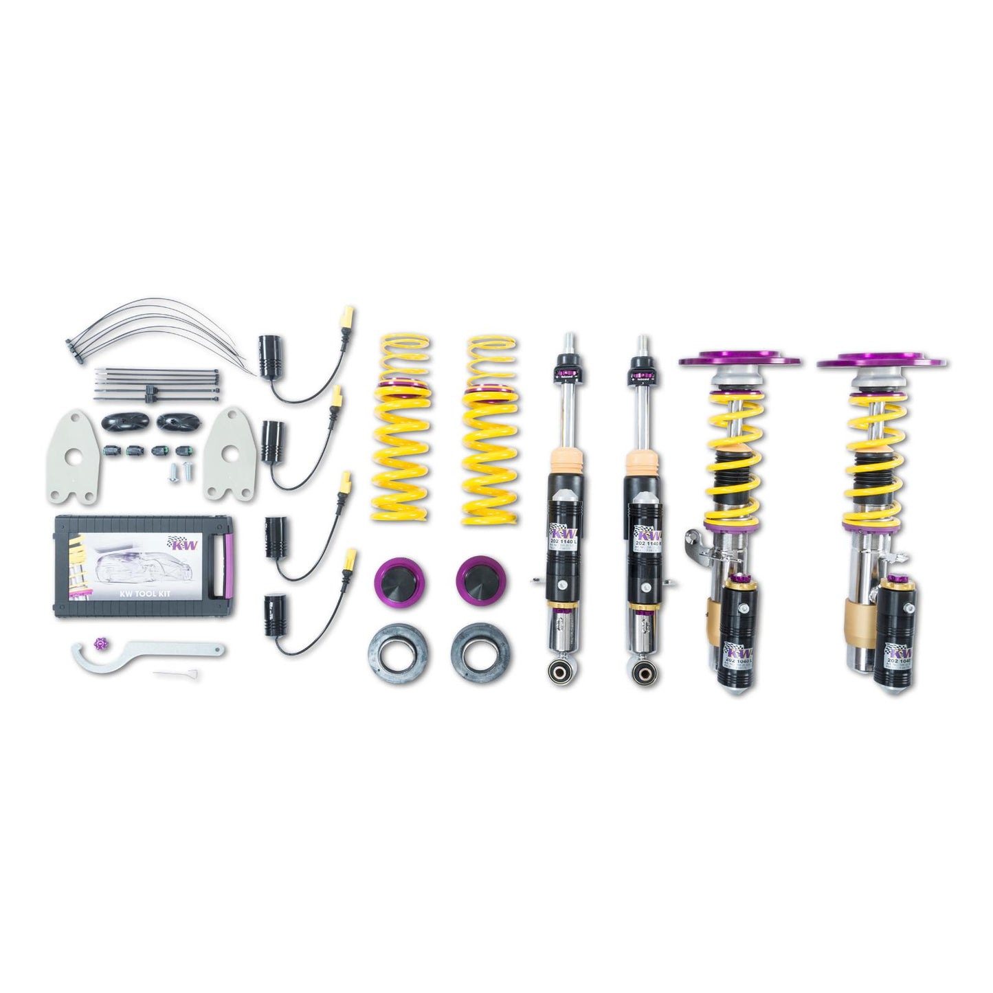 KW V4 Coilovers & EDC Delete for BMW M3 F80, M3 GTS 04/14- 317-338KW 3A7200AP