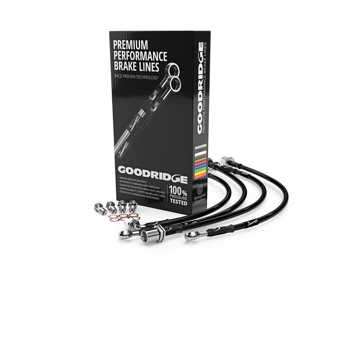 Goodridge Stainless Steel Braided Brake Line Kit for BMW 1 Series F20 F21 All Models