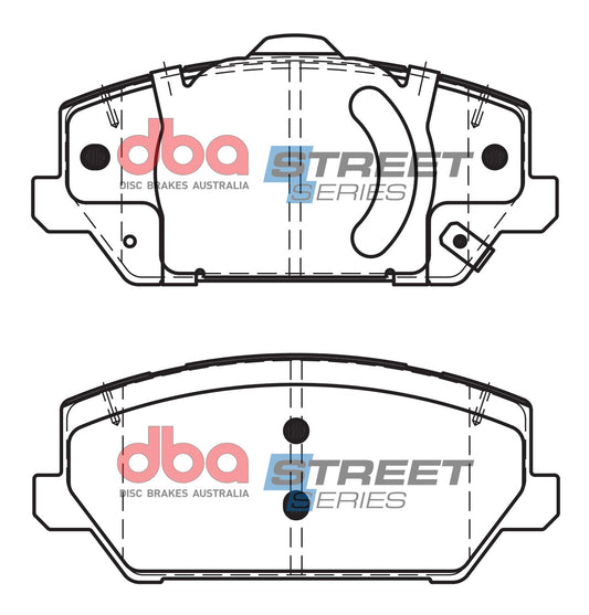 DBA Street Ceramic Front Brake Pads for Hyundai I30 N DB15012SS