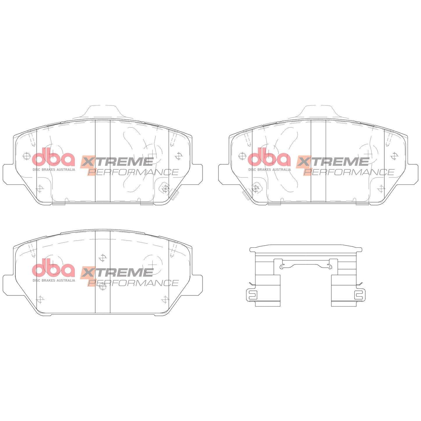 DBA Xtreme Performance Front Brake Pads for Hyundai I30 N DB15012XP