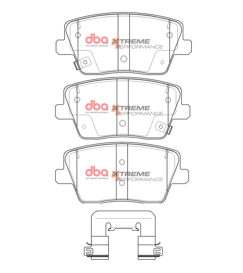 DBA Xtreme Performance Rear Brake Pads for Hyundai I30 N DB15013XP