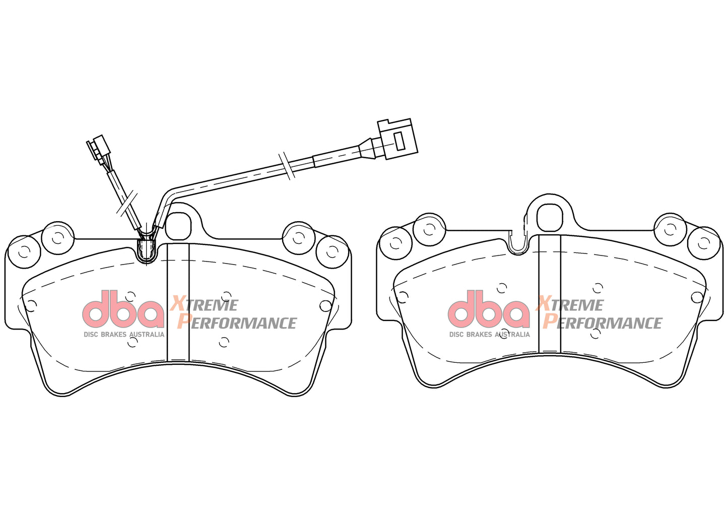 DBA Xtreme Performance Front Brake Pads for VW Golf Mk5 with Brembo 18Z Calipers