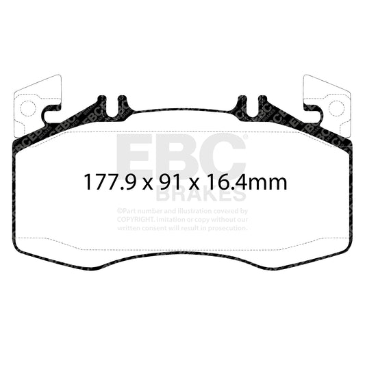 Front EBC Yellowstuff Brake Pads DP42424R