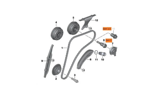Kelford Cams Stage 1 Camshafts, Valve Springs & Titanium Retainers for BMW M140i M240i B58