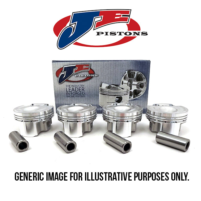 JE Custom Pistons for Porsche 944 945 2.5 Turbo 100mm Bore 8:1 CR