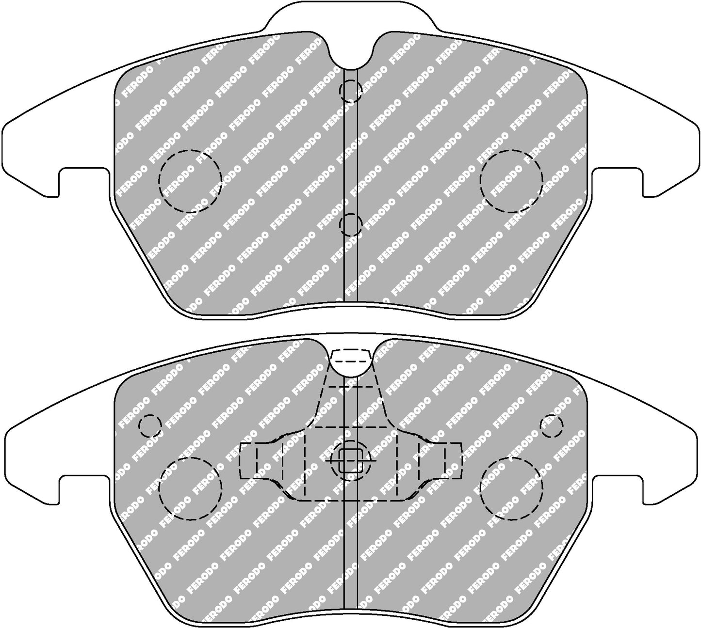 Ferodo DS2500 Brake Pads FCP1641H