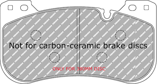 Ferodo DS2500 Front Brake Pads for BMW M2 M3 M4 G8x FCP5546H