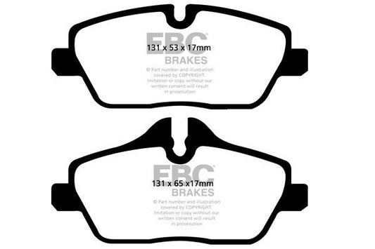 EBC Front Greenstuff Brake Pads for BMW 1 Series E8x 116i 116D 118i 118D DP21578
