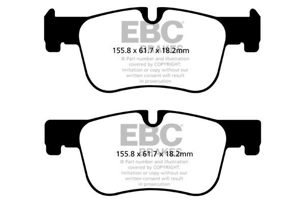 EBC Front Redstuff Brake Pads for BMW F30 F31 F34 316 318 320 DP32143C