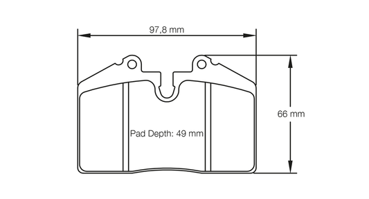 Pagid Racing RSL 29 Brake Pads E120329010