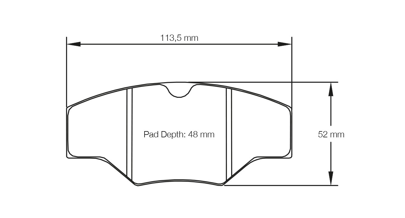 Pagid Racing RSL 29 Brake Pads E126529010
