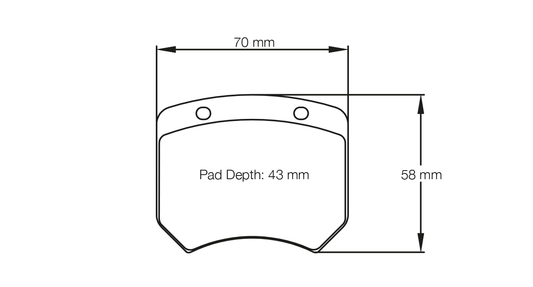 Pagid Racing RSL 29 Brake Pads E136329010