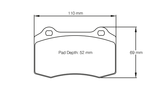Pagid Racing RSL 29 Brake Pads E140829010