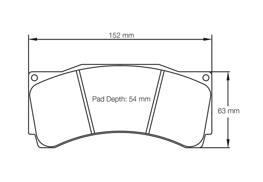 Pagid Racing RSL 29 Brake Pads S1539R29001
