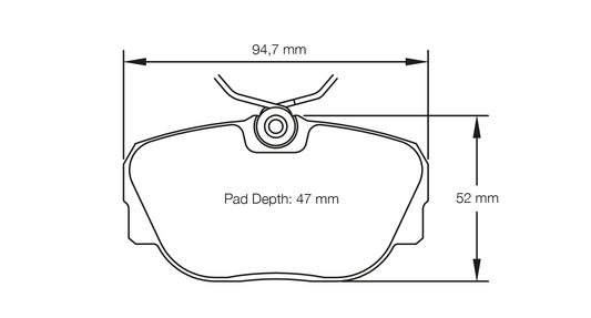 Pagid Racing RSL 29 Brake Pads E154429010