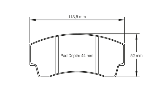 Pagid Racing RSL 29 Brake Pads E212729010
