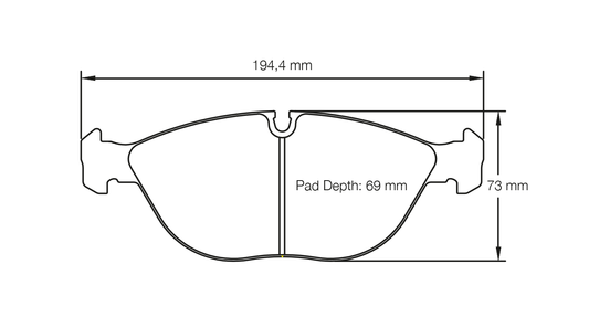Pagid Racing RSL 29 Brake Pads E283029010