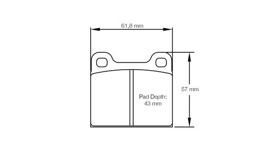 Pagid Racing RSL 29 Brake Pads E430429010