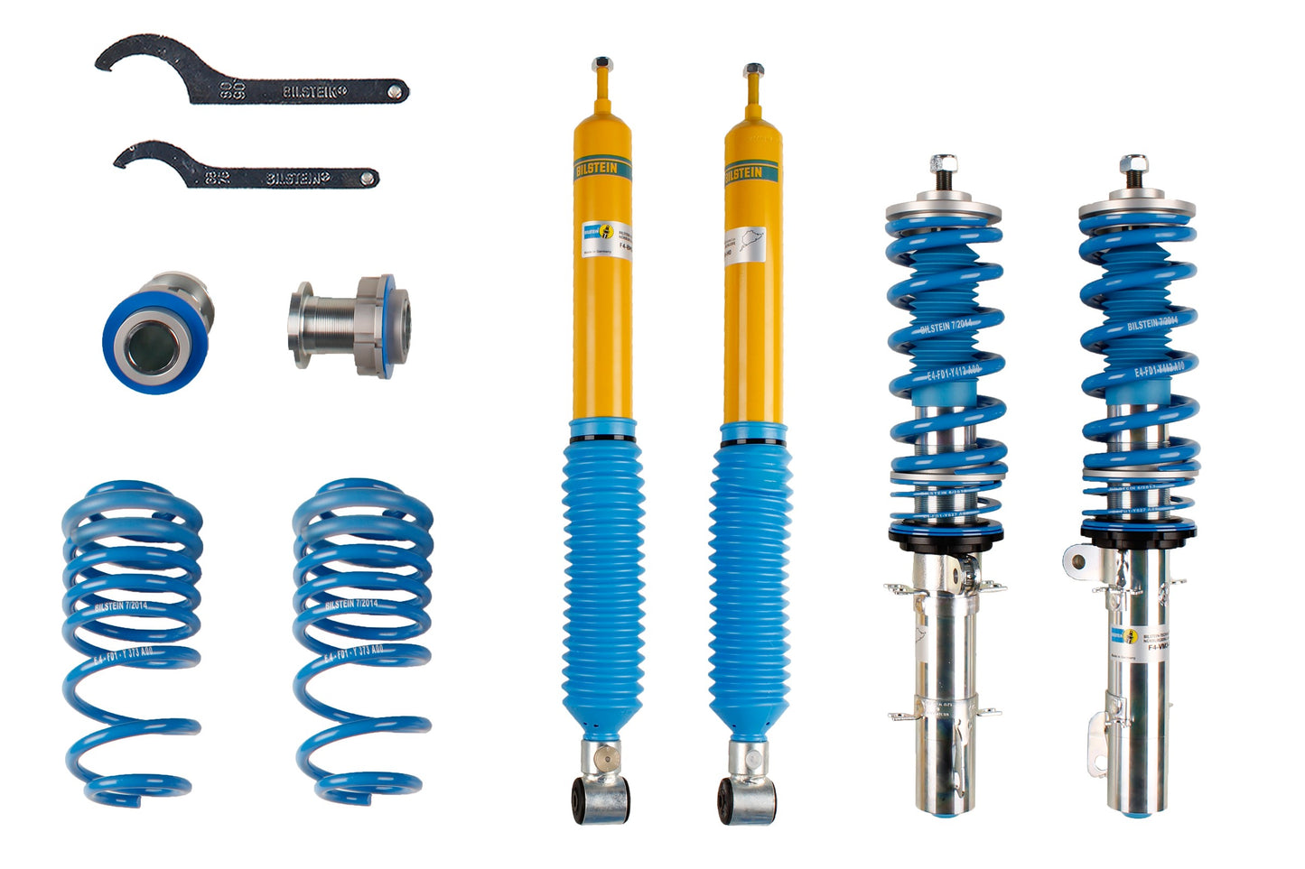 Bilstein B16 Coilovers for Audi, VW, Seat 48-080651