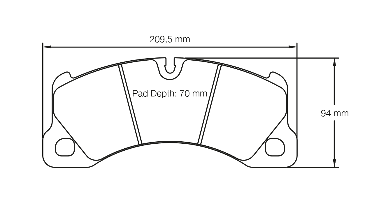 Pagid Racing RSL 29 Brake Pads S4917R29001
