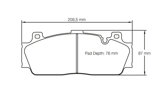 Pagid Racing RSL 29 Brake Pads S4934R29001