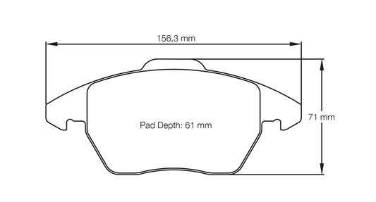 Pagid Racing RSL 29 Brake Pads E8001R2901