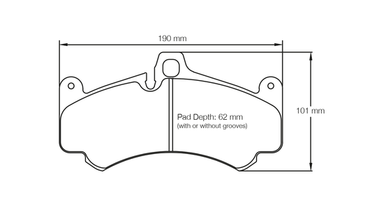 Pagid Racing RSL 29 Brake Pads E8004R2901