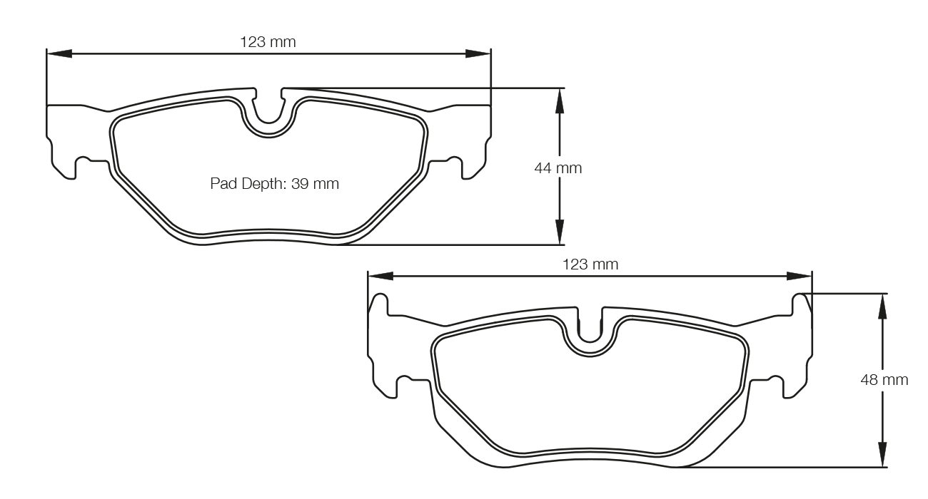 Pagid Racing RSL 29 Brake Pads E8035R2901