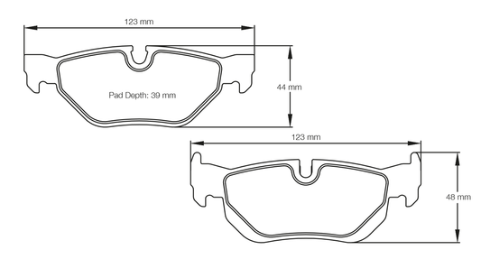 Pagid Racing RSL 29 Brake Pads E8035R2901