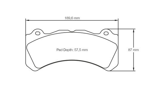 Pagid Racing RSL 29 Brake Pads E8062R2901