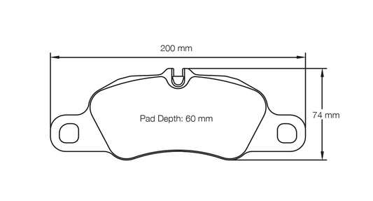 Pagid Racing RSL 29 Brake Pads E8074R2901