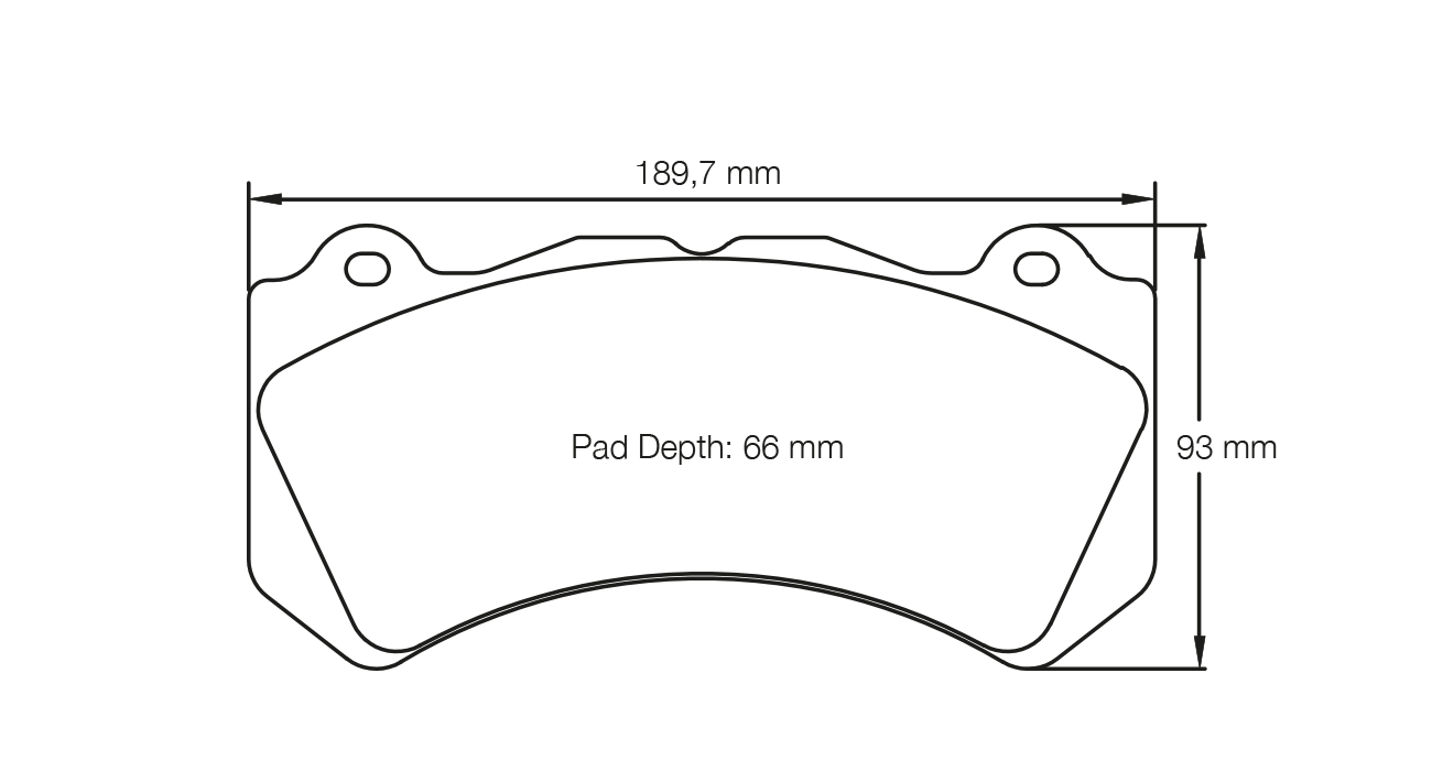 Pagid Racing RSL 29 Brake Pads E8081R2901