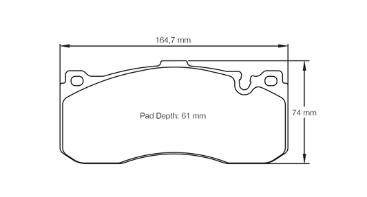 Pagid Racing RSL 29 Brake Pads E8084R2901