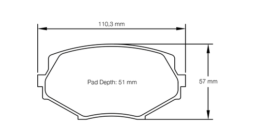Pagid Racing RSL 29 Brake Pads S8127R29001