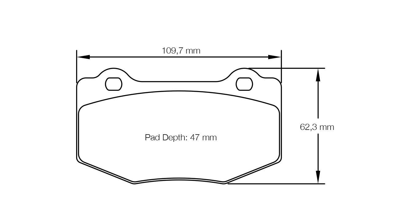 Pagid Racing RSL 29 Brake Pads S8208R29001