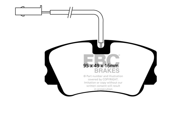 EBC Ultimax Front Brake Pads DP1011