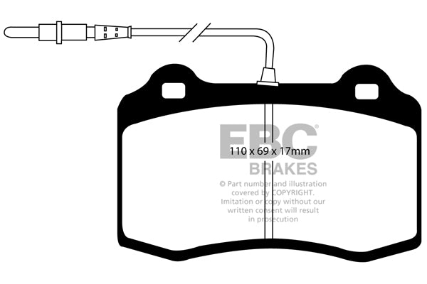EBC Ultimax Front Brake Pads DP1031/2