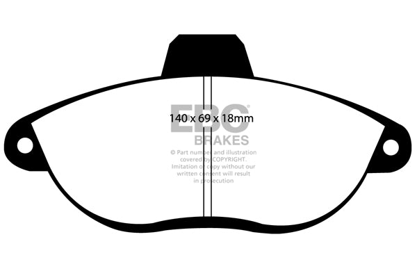 EBC Ultimax Front Brake Pads DP1053