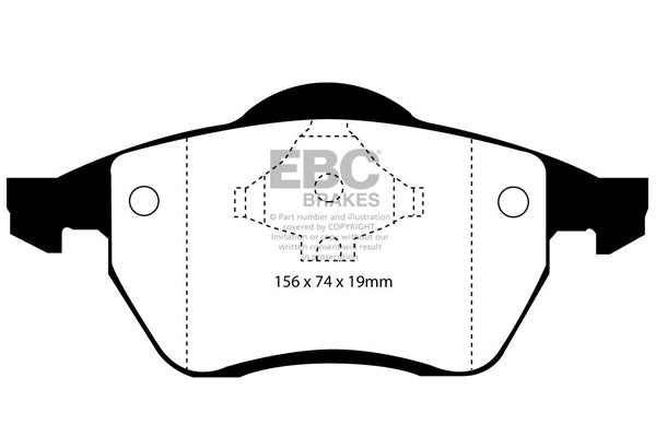 EBC Ultimax Front Brake Pads DP1074
