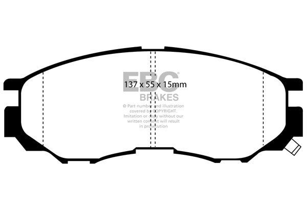 EBC Ultimax Front Brake Pads DP1124