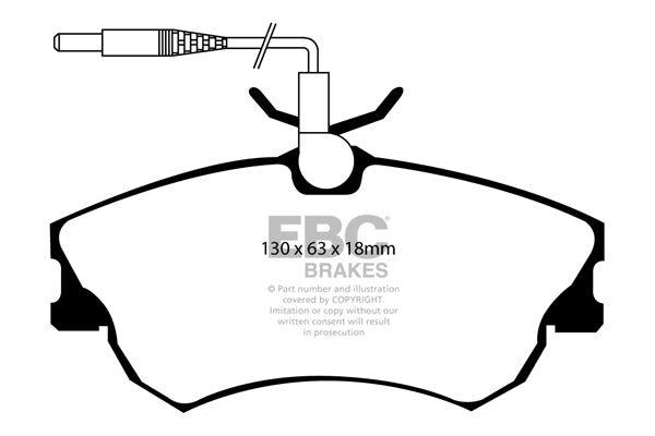 EBC Ultimax Front Brake Pads DP1128