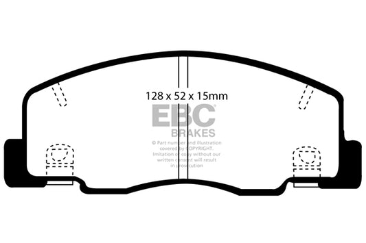 EBC Ultimax Front Brake Pads DP1204