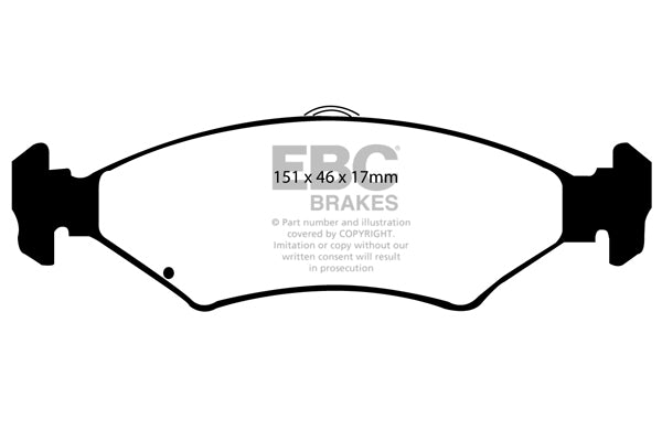 EBC Ultimax Front Brake Pads DP1237