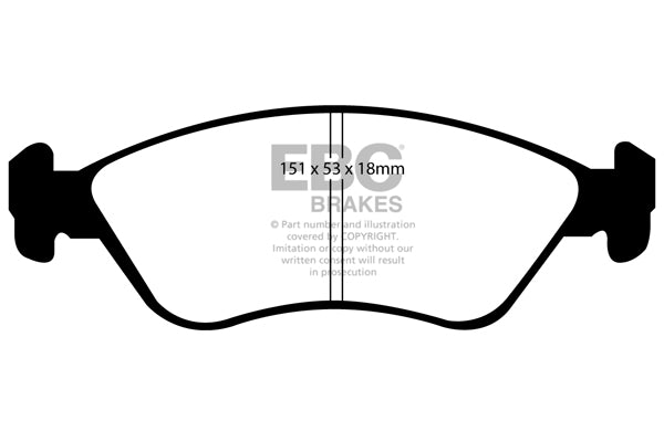 EBC Ultimax Front Brake Pads DP1356
