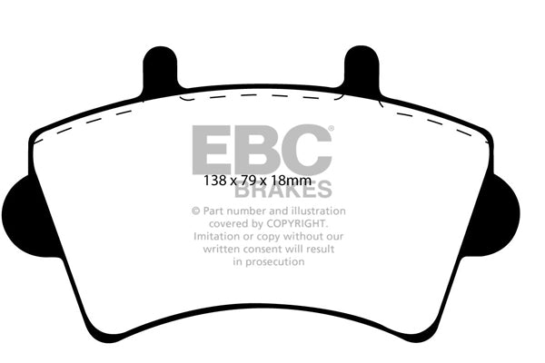 EBC Ultimax Front Brake Pads DP1386