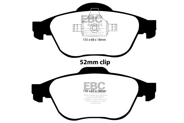 EBC Ultimax Front Brake Pads DP1394