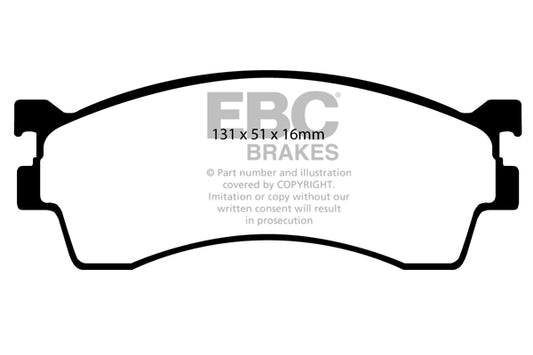 EBC Ultimax Front Brake Pads DP1409