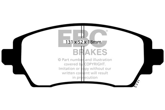 EBC Ultimax Front Brake Pads DP1431