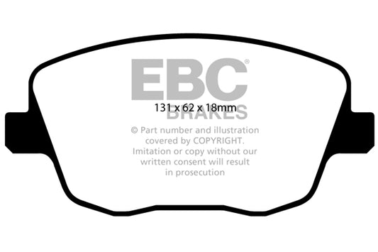 EBC Ultimax Front Brake Pads DP1436