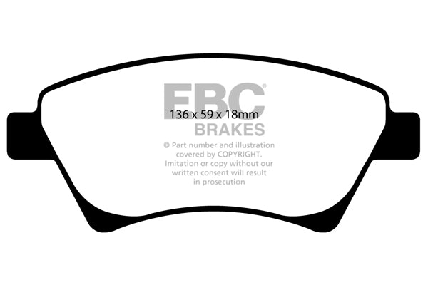 EBC Ultimax Front Brake Pads DP1468